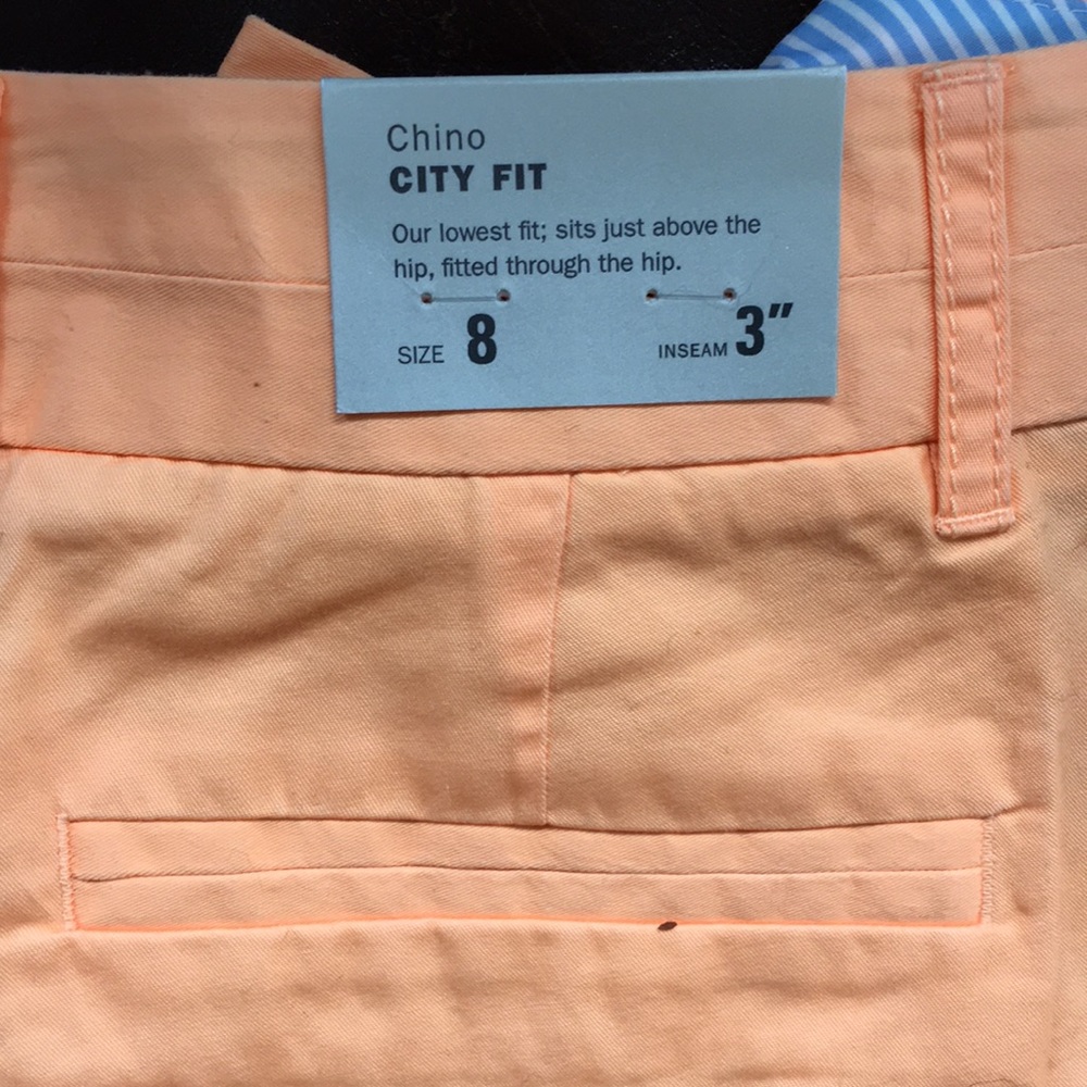 NWT J Crew Chino Shorts